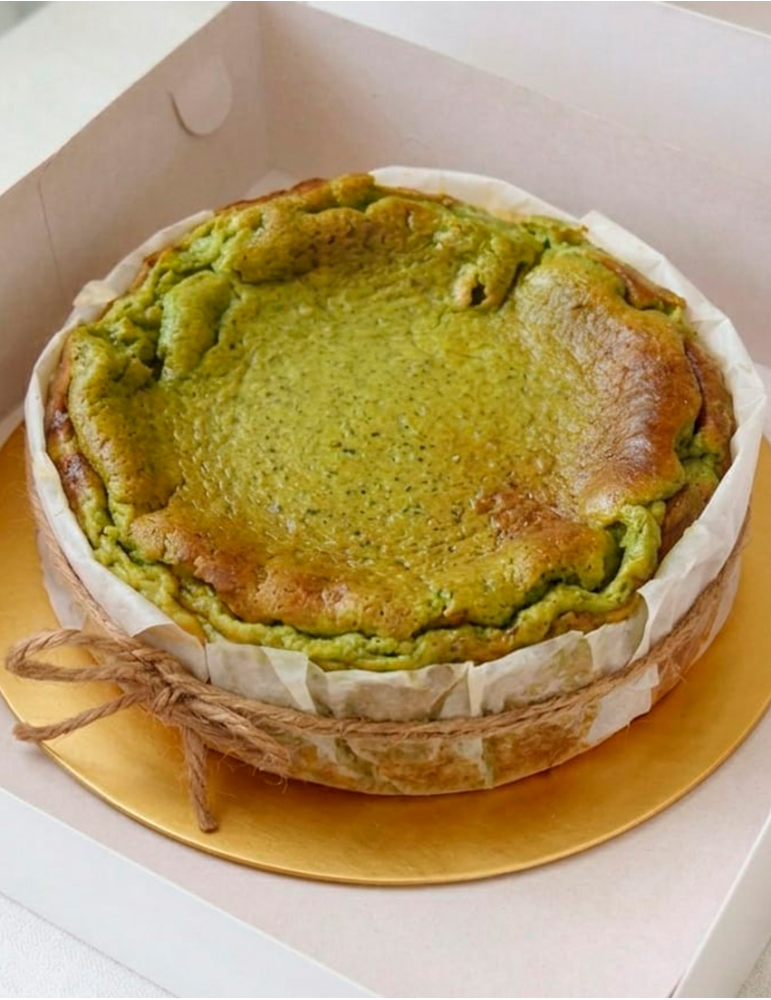 Cheesecake Pistacho y chocolate blanco