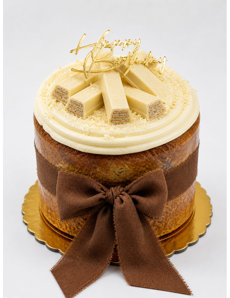Cinnamon Roll XXL de KitKat Blanco Salvaje|Lily's Cake Málaga