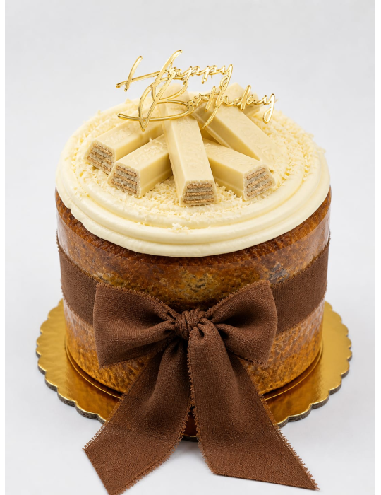 Cinnamon Roll XXL de KitKat Blanco Salvaje|Lily's Cake Málaga