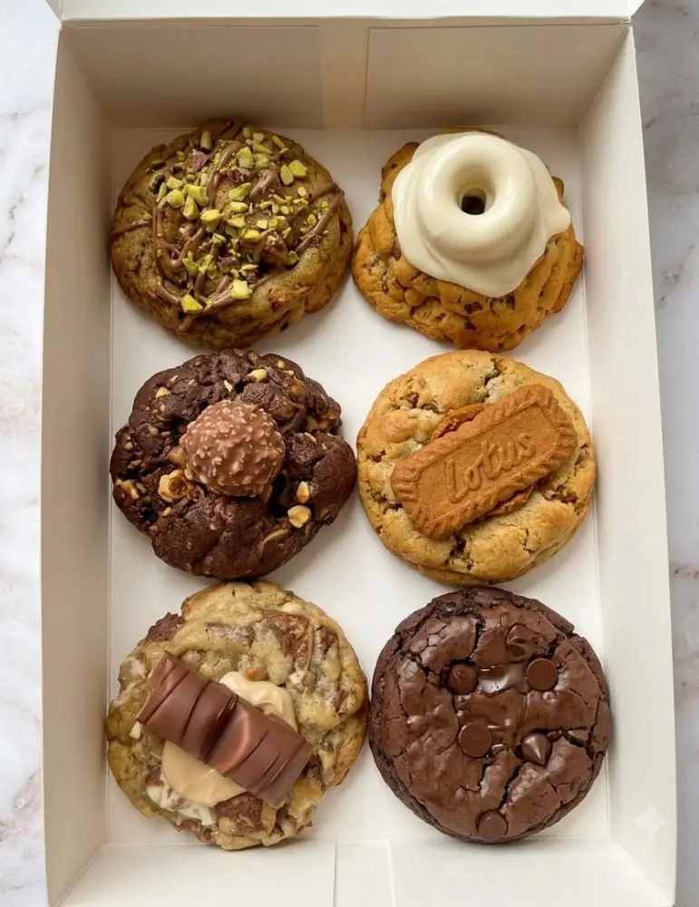 Pack de 6 Cookies NYC| Lily's Cake Málaga